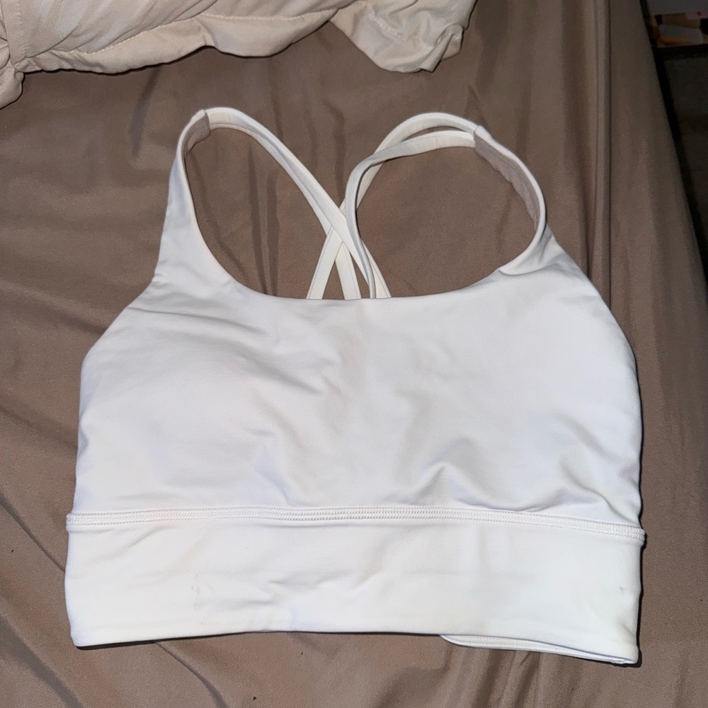 Lululemon Athletica White Sports Bra
